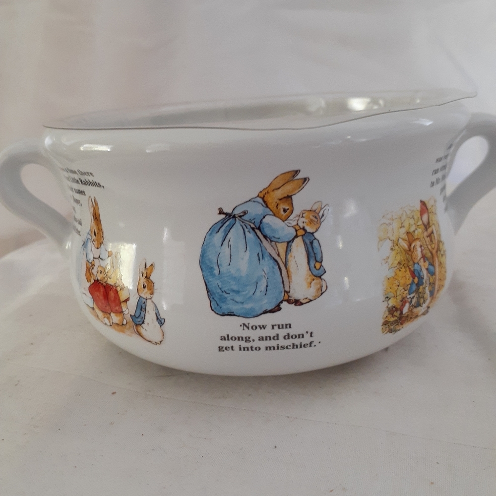 COPY - New 1999 Beatrix Potter Planter Dish Peter Rabbit